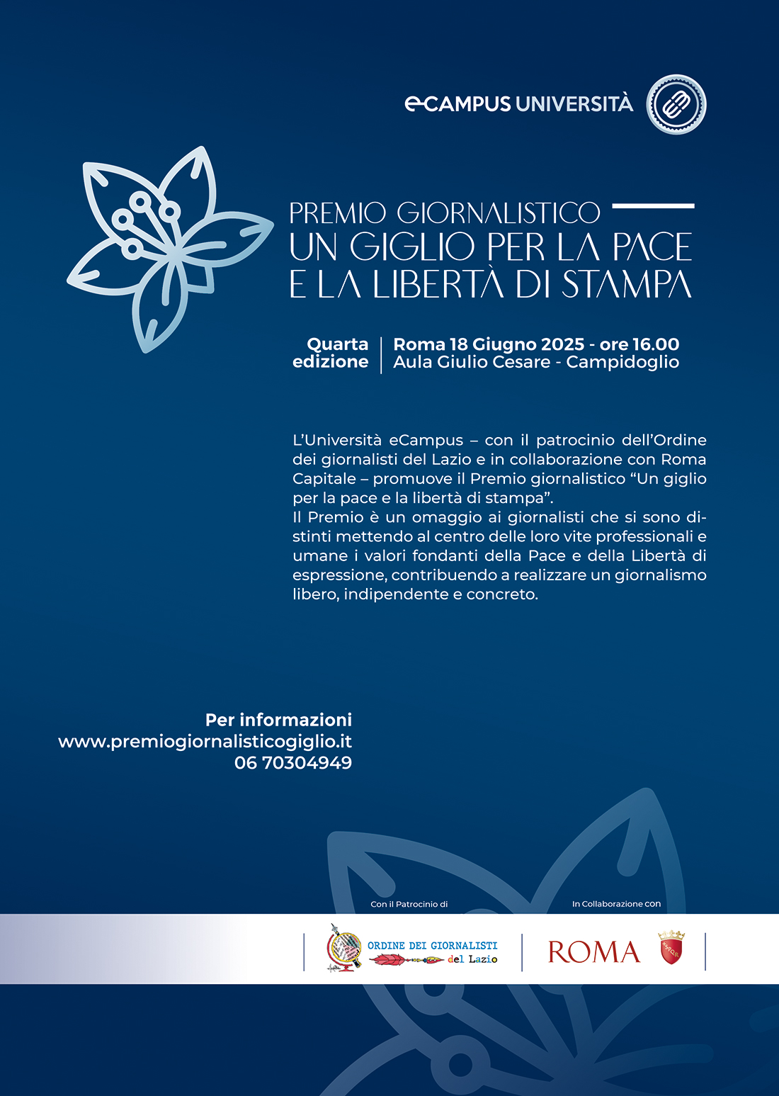 INVITO A4-giglio-2025 Un Giglio per la Pace